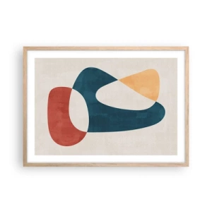 Poster in light oak frame - Influences and Metamorphoses - 70x50 cm