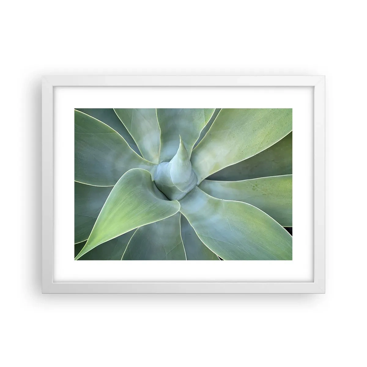 Poster in white frmae - Birth of Green - 40x30 cm