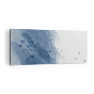 Canvas picture - Blue Tulle - 100x40 cm