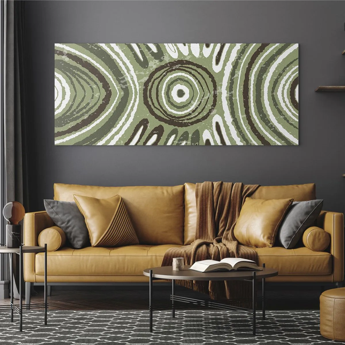 Glass picture - Explosion of Emotions - 140x50 cm