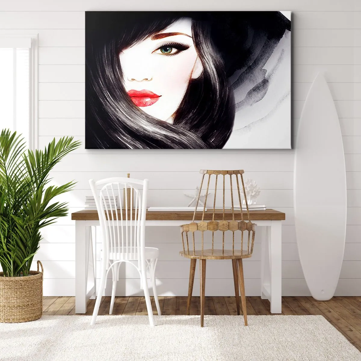Canvas picture - Sapphire Look - 100x70 cm