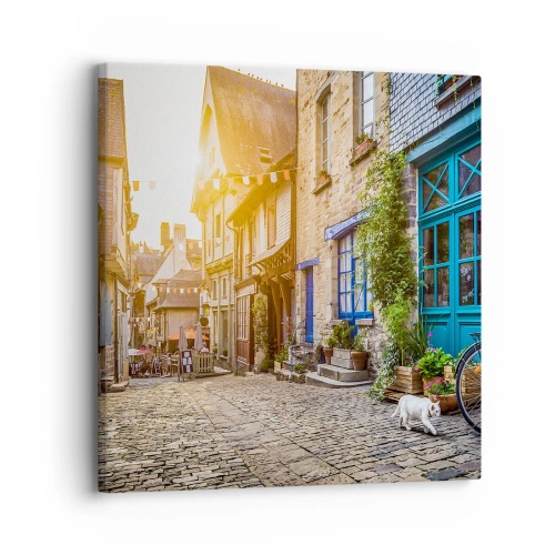 Canvas picture - White Spirit of a Town - 30x30 cm