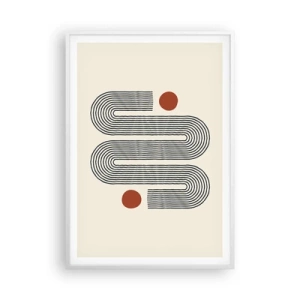 Poster in white frmae - From Beginning till the End - 70x100 cm