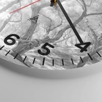 Clock face with numbers