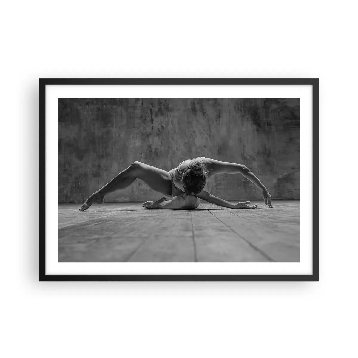 Poster in black frame - Found Symmetry - 70x50 cm