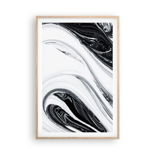 Poster in light oak frame - Connection of Opposites - 61x91 cm
