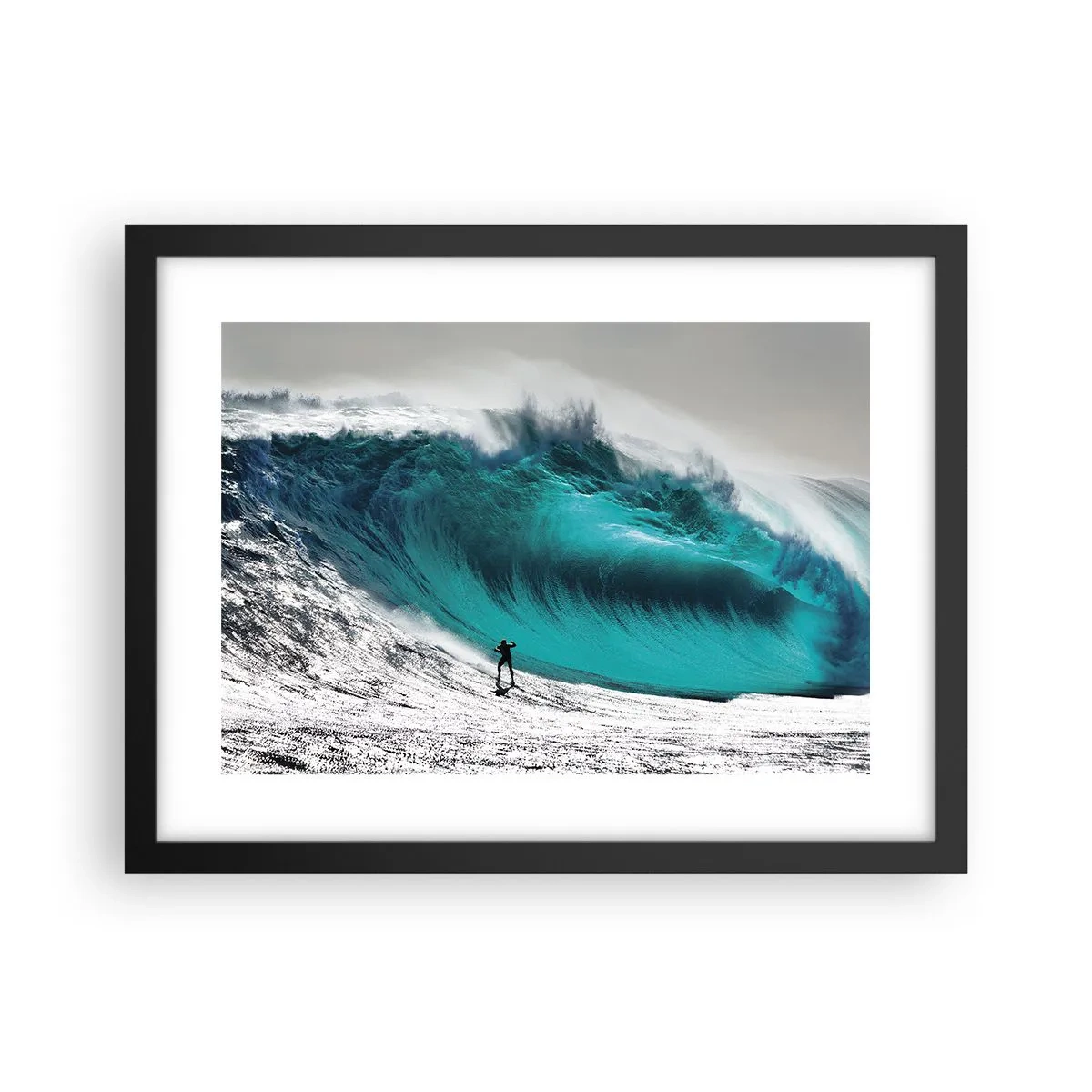 Poster in black frame - Challenge Accepted - 40x30 cm