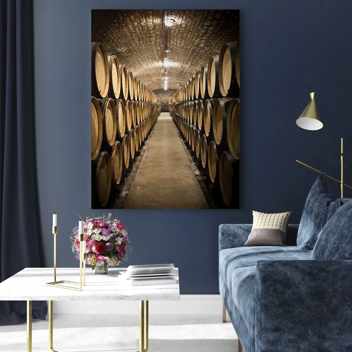 Glass picture - Stone Cellar - 70x100 cm