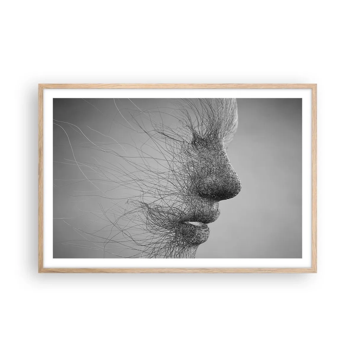 Poster in light oak frame - Spirit of the Wind - 91x61 cm