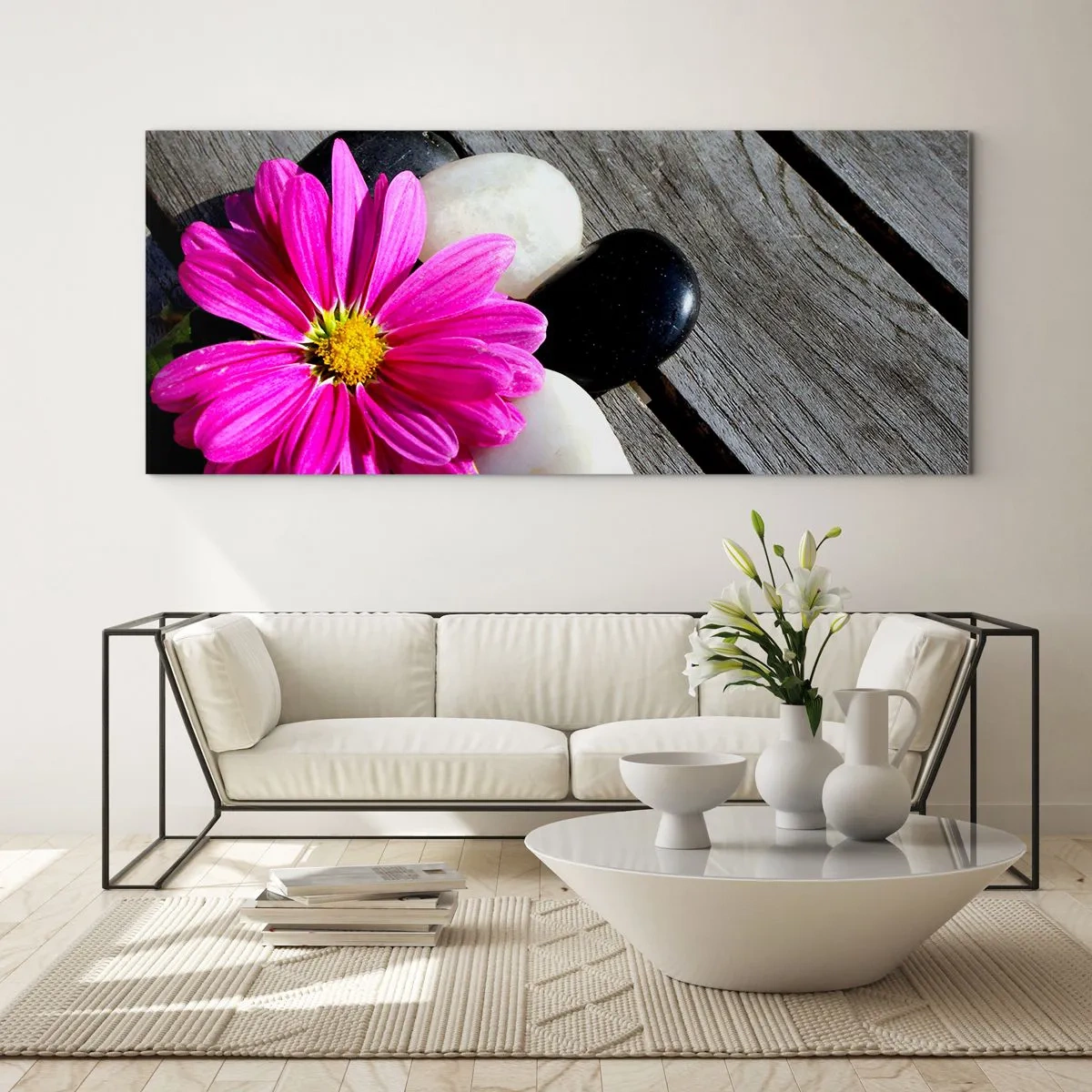 Glass picture - Rest on a Pier - 120x50 cm