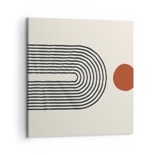 Canvas picture - Magnetism of Shapes and Colours - 60x60 cm