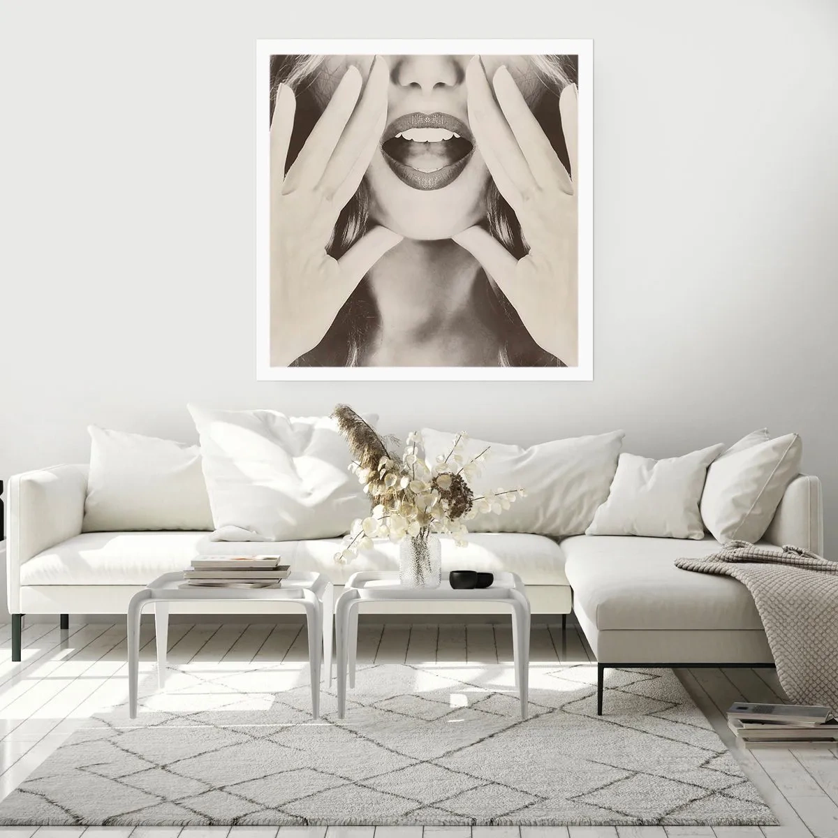 Poster - Coming! - 40x40 cm