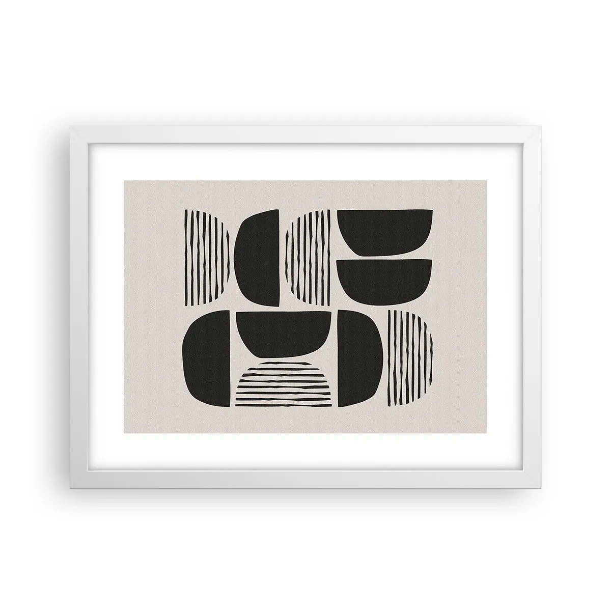 Poster in white frmae - Half-Systems - 40x30 cm