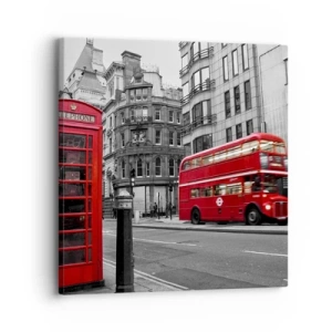 Canvas picture - The Reddest in Europe - 30x30 cm