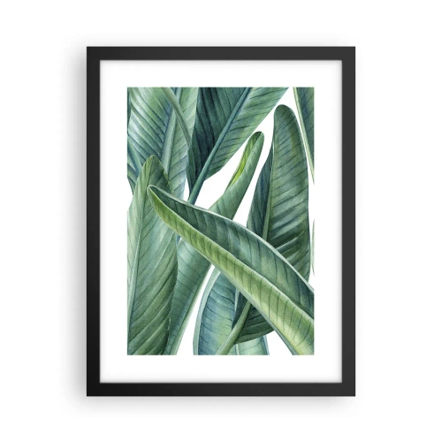 Poster in black frame - Only Green Itself - 30x40 cm
