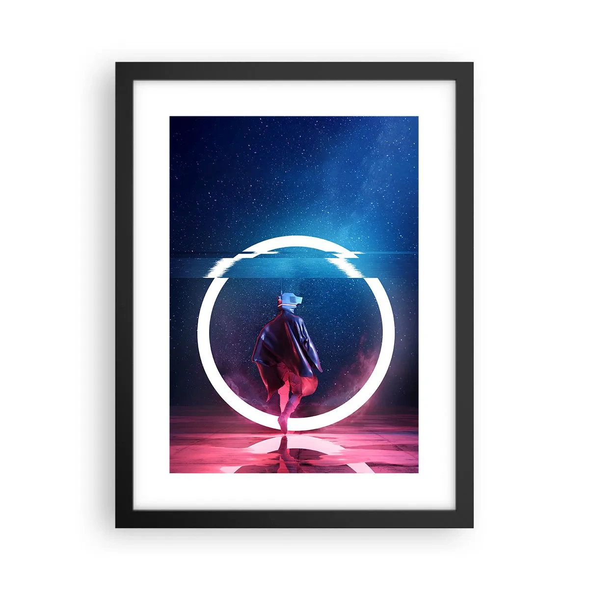 Poster in black frame - Between Worlds - 30x40 cm