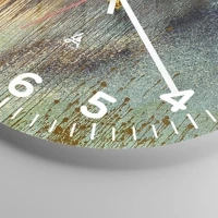 Clock face with numbers