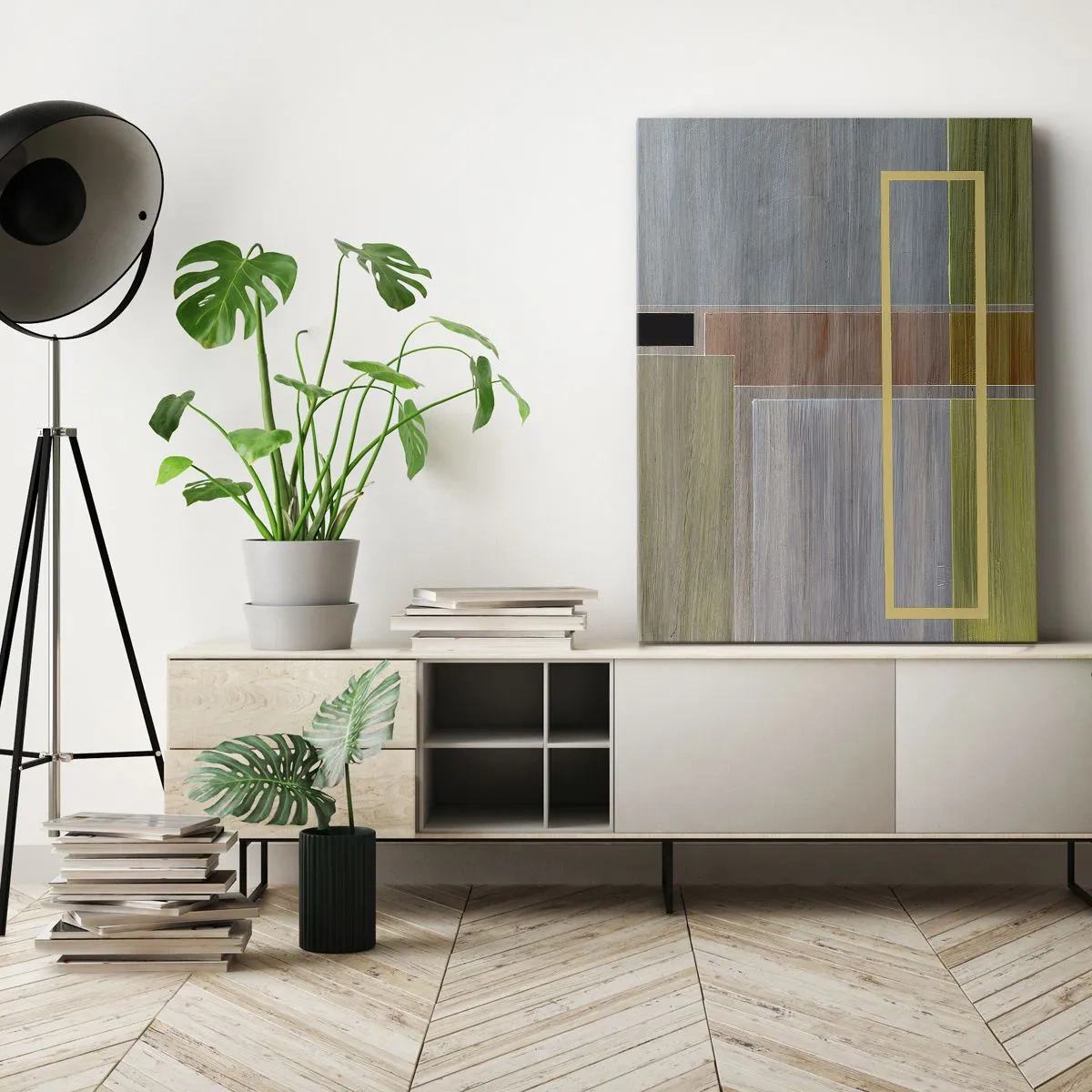 Canvas picture - Straight and Calm - 65x120 cm