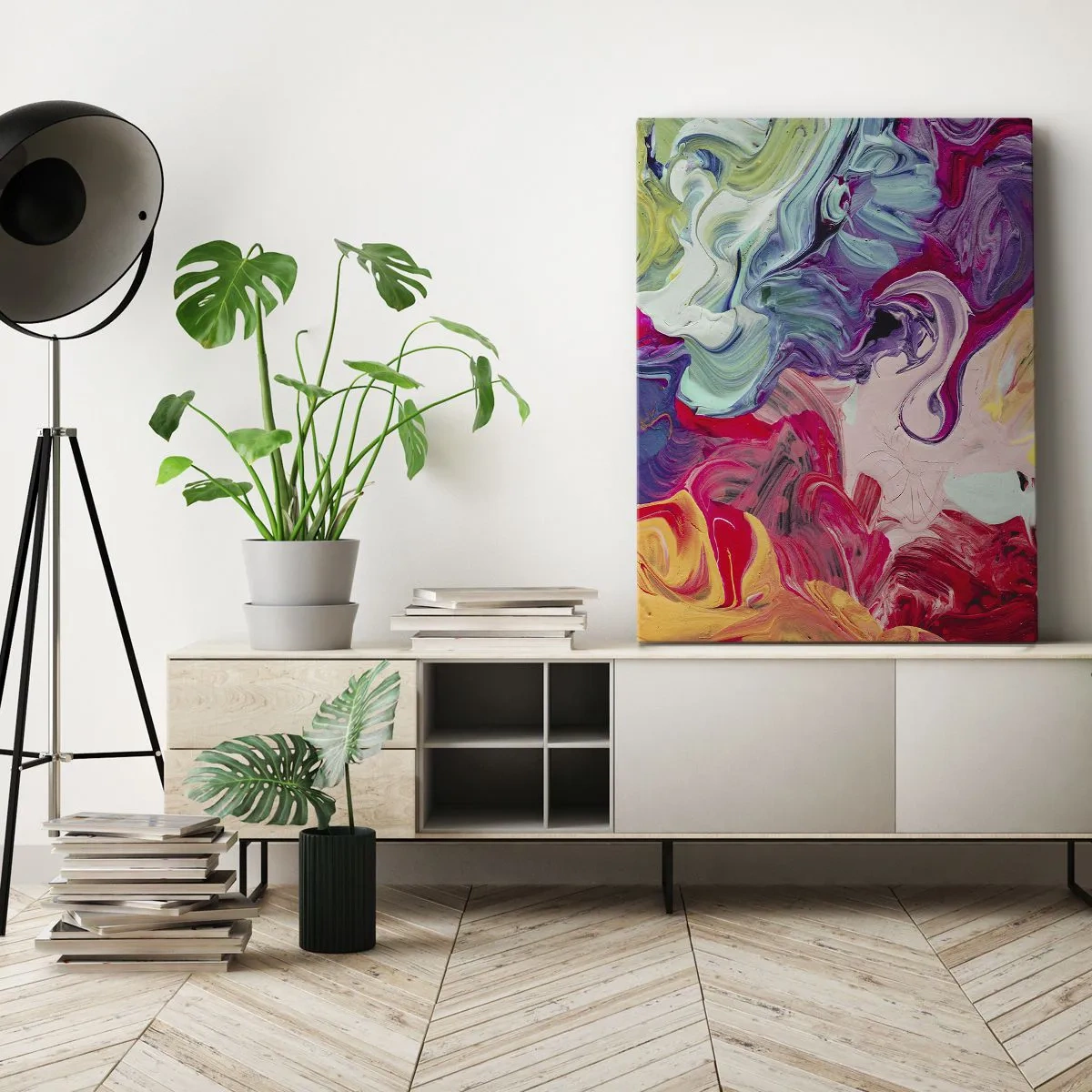 Canvas picture - Birth of Colours - 50x70 cm
