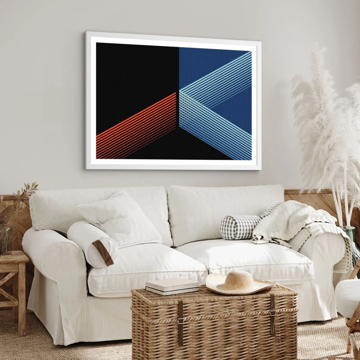 Poster in white frmae - Simple Story - 50x40 cm