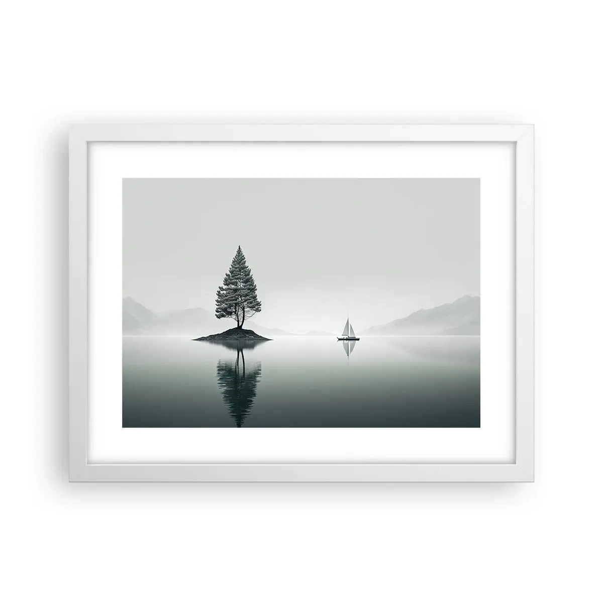 Poster in white frmae - Daydreaming - 40x30 cm