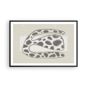 Poster in black frame - Curious Creature - 91x61 cm