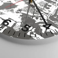 Clock face with numbers