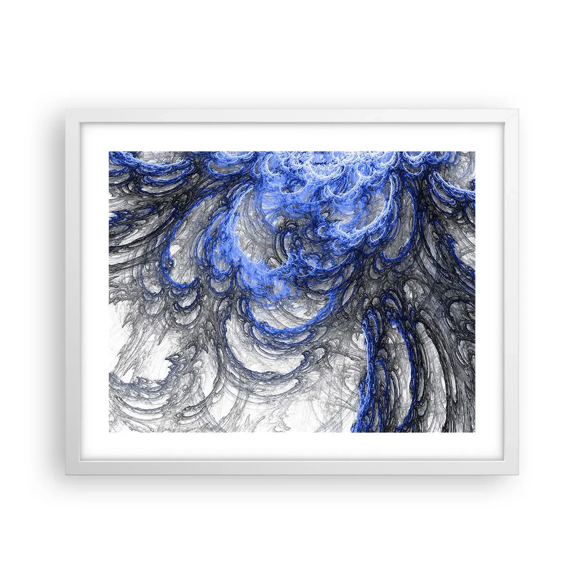 Poster in white frmae - Birth of a Wave - 50x40 cm