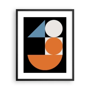 Poster in black frame - Figure System - 40x50 cm