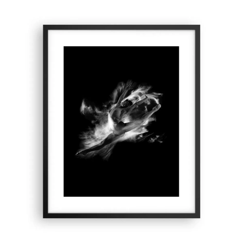 Poster in black frame - Stopped i in Flight - 40x50 cm