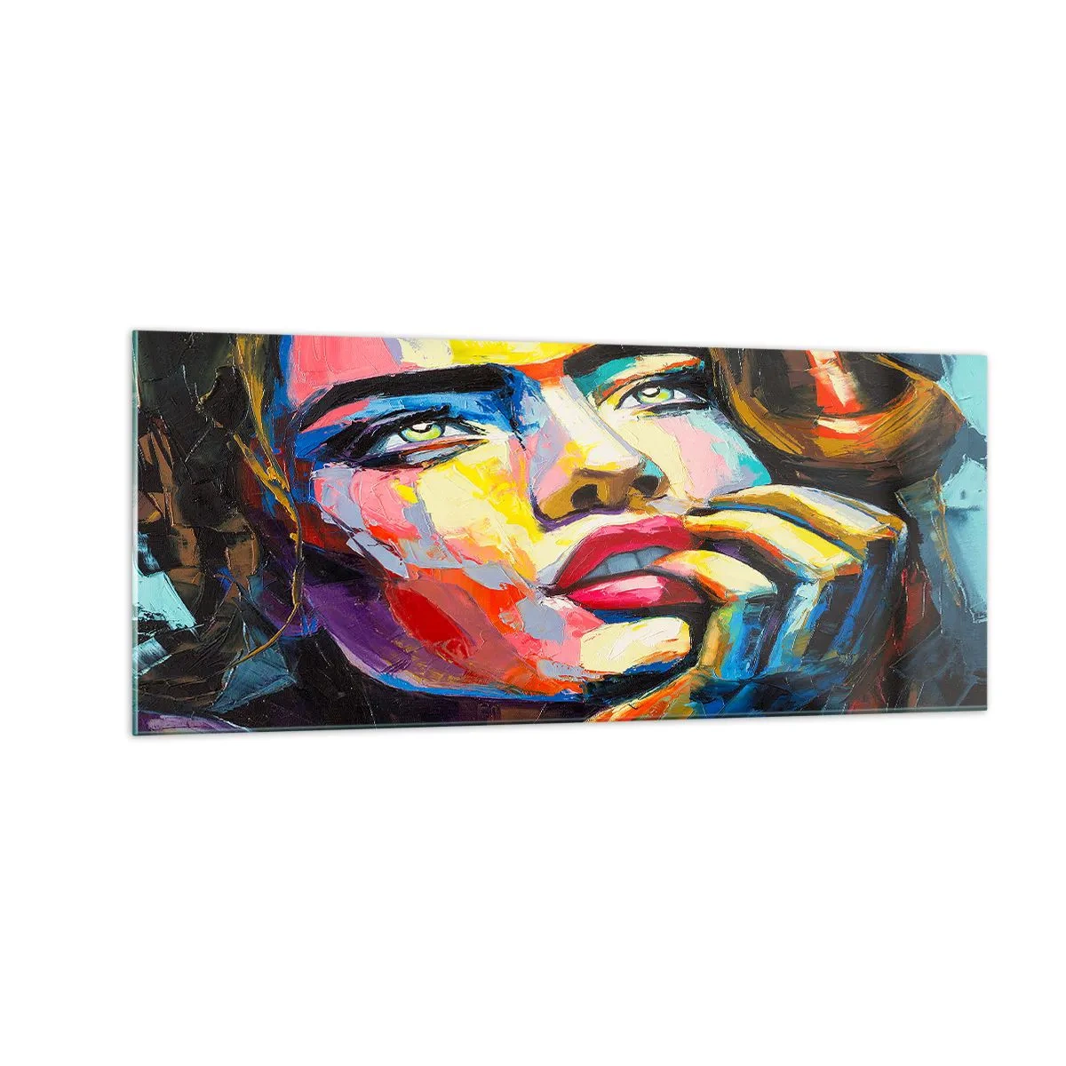 Glass picture - Dreams Like Birds Flying in the Sky - 100x40 cm