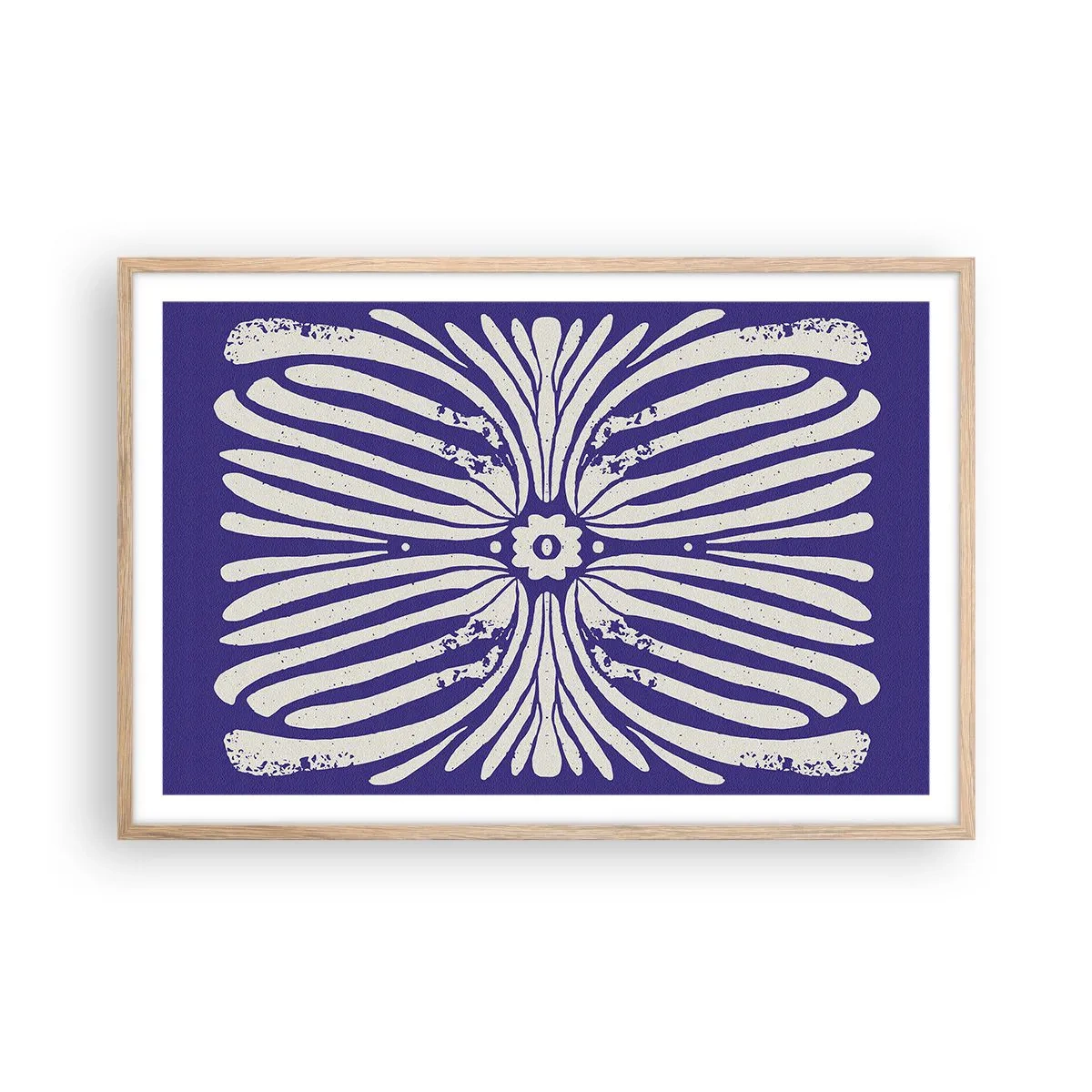 Poster in light oak frame - Ethnic Inspirations - 91x61 cm