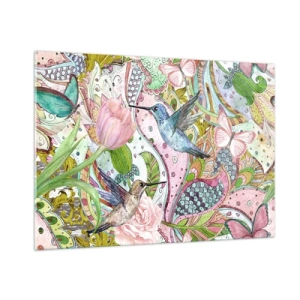 Glass picture - Entwined in the Vines - 100x70 cm