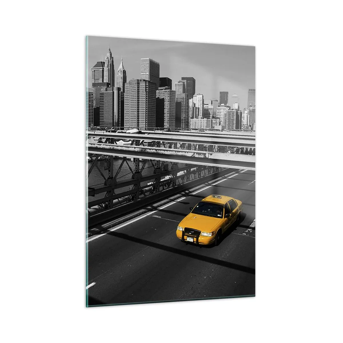 Glass picture - Colour of a Big City - 50x70 cm