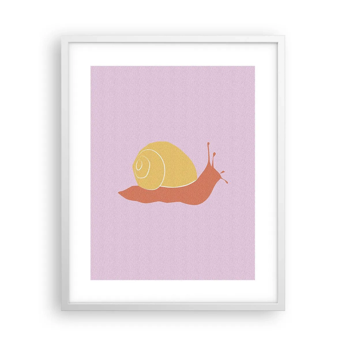 Poster in white frmae - No Rush - 40x50 cm