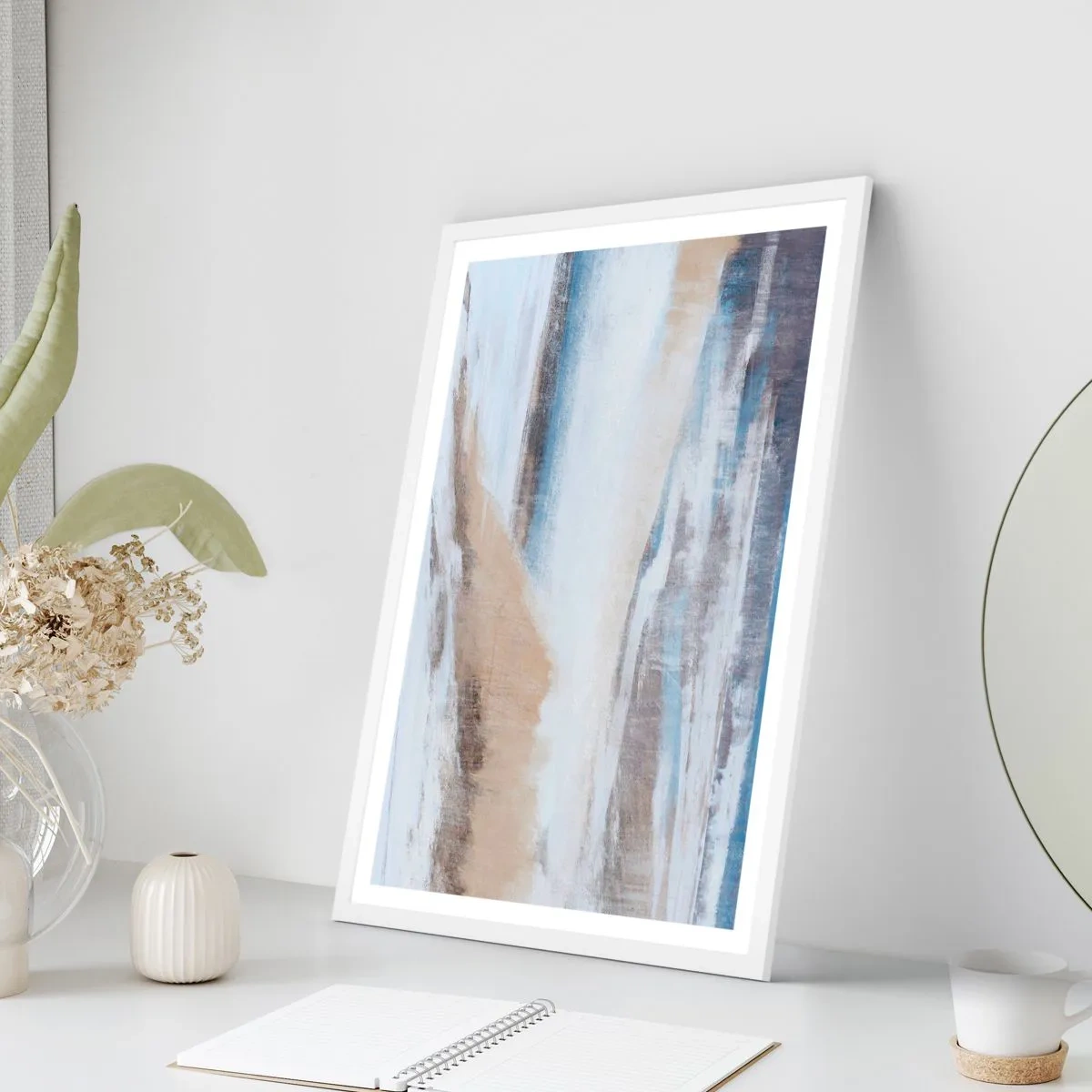 Poster in white frmae - Winter Composition - 70x100 cm