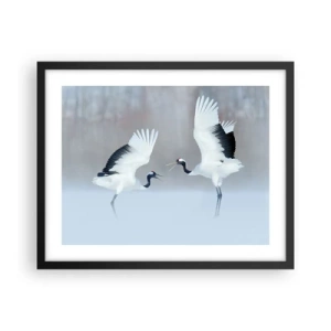 Poster in black frame - Dance in the Fog - 50x40 cm