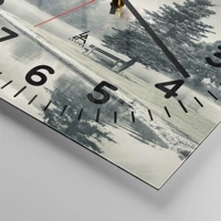 Clock face with numbers