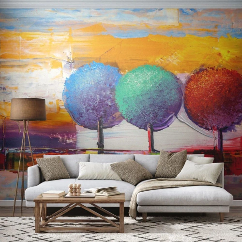 Photo Wallpaper Standard Eco - Third Time Art. - Landscape, Trees, Piece - 350x256 cm