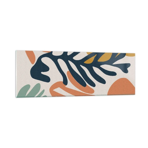 Glass picture - Coral Sea - 90x30 cm