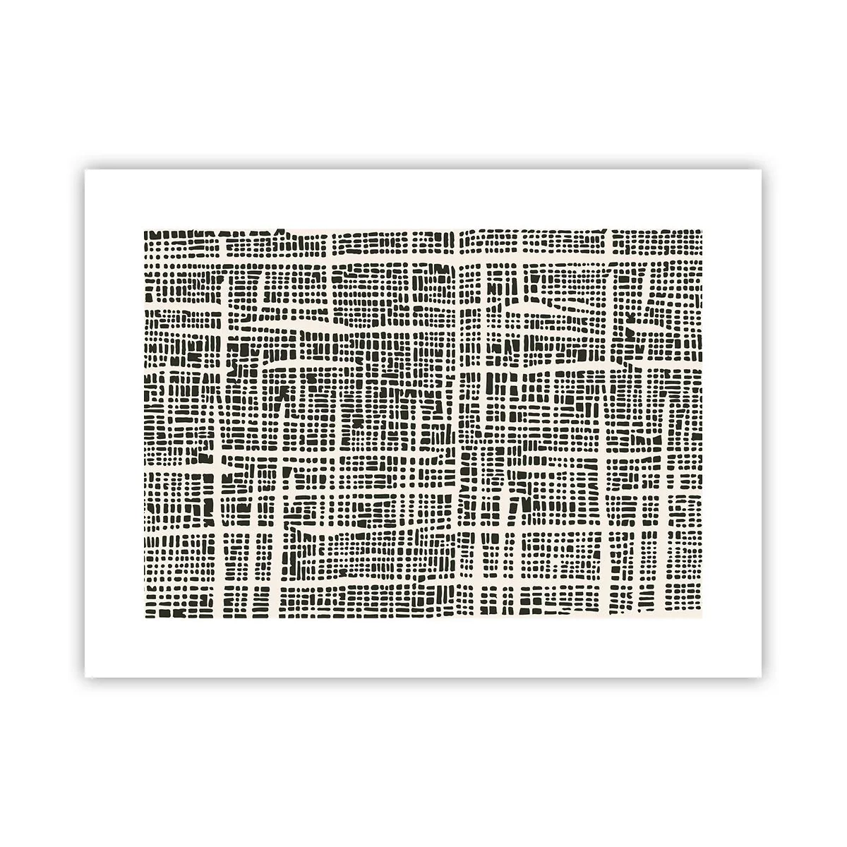 Poster - Woven Composition - 40x30 cm