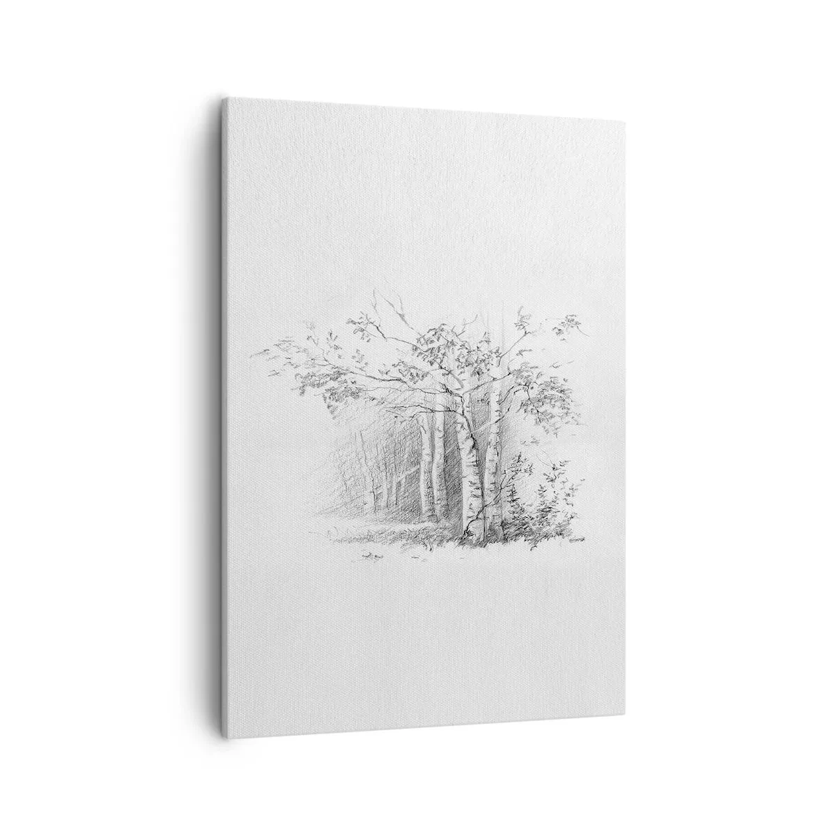 Canvas picture - Holiday of Birch Forest - 50x70 cm