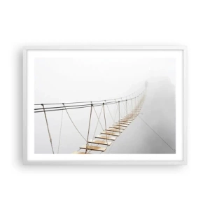 Poster in white frmae - Where Did He Take You? - 70x50 cm