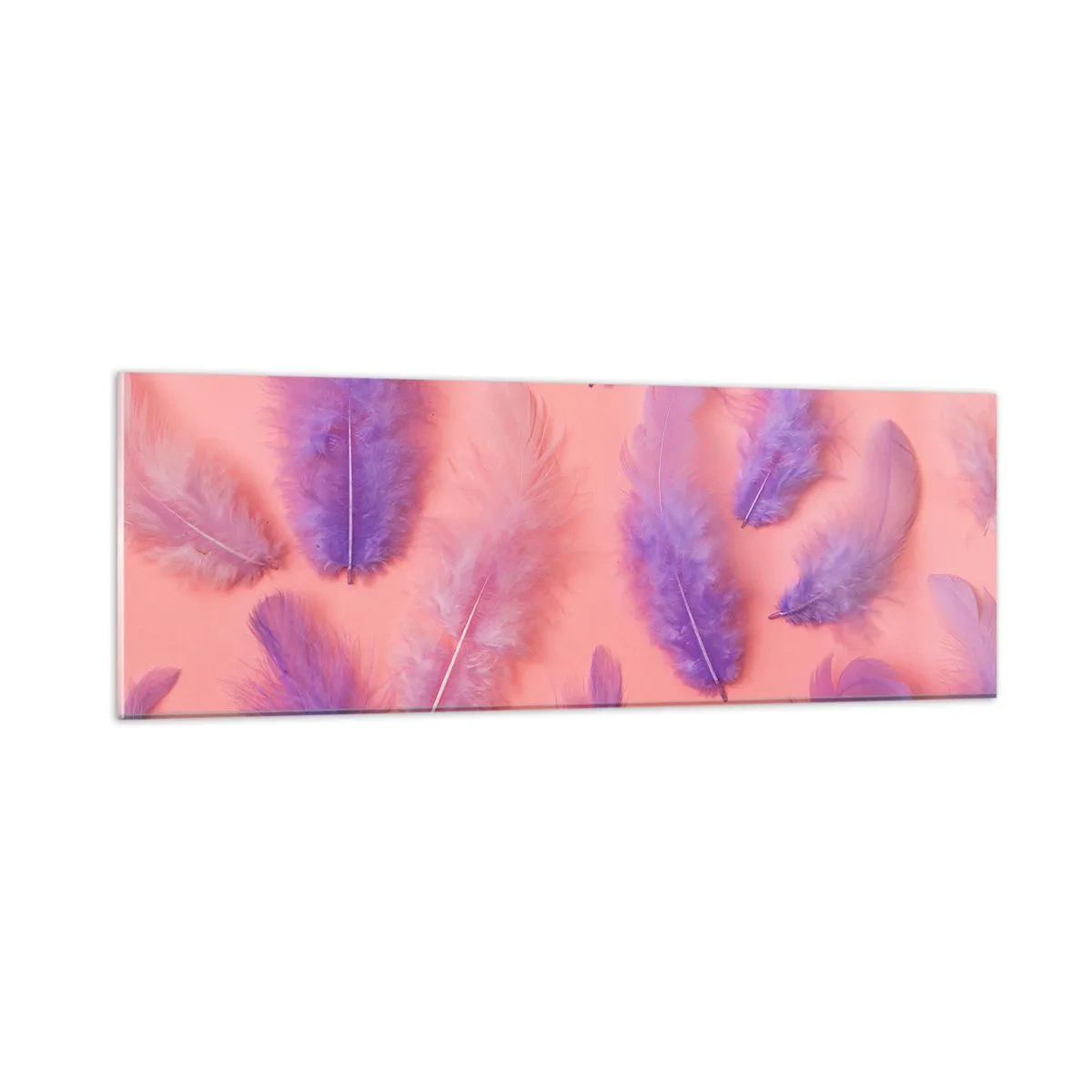Glass picture - Lilac Bird of Desire - 90x30 cm