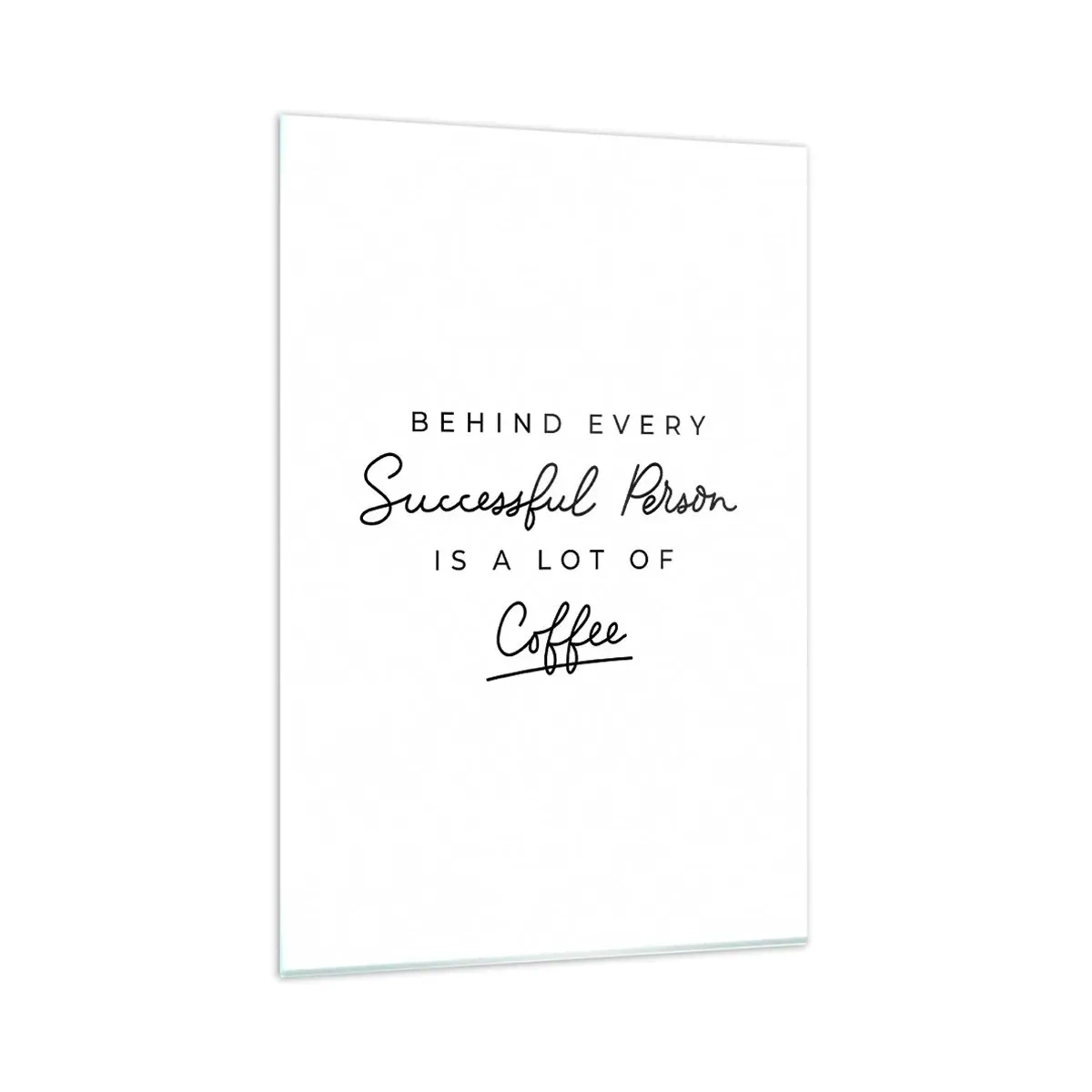 Glass picture - Secret of Success - 80x120 cm