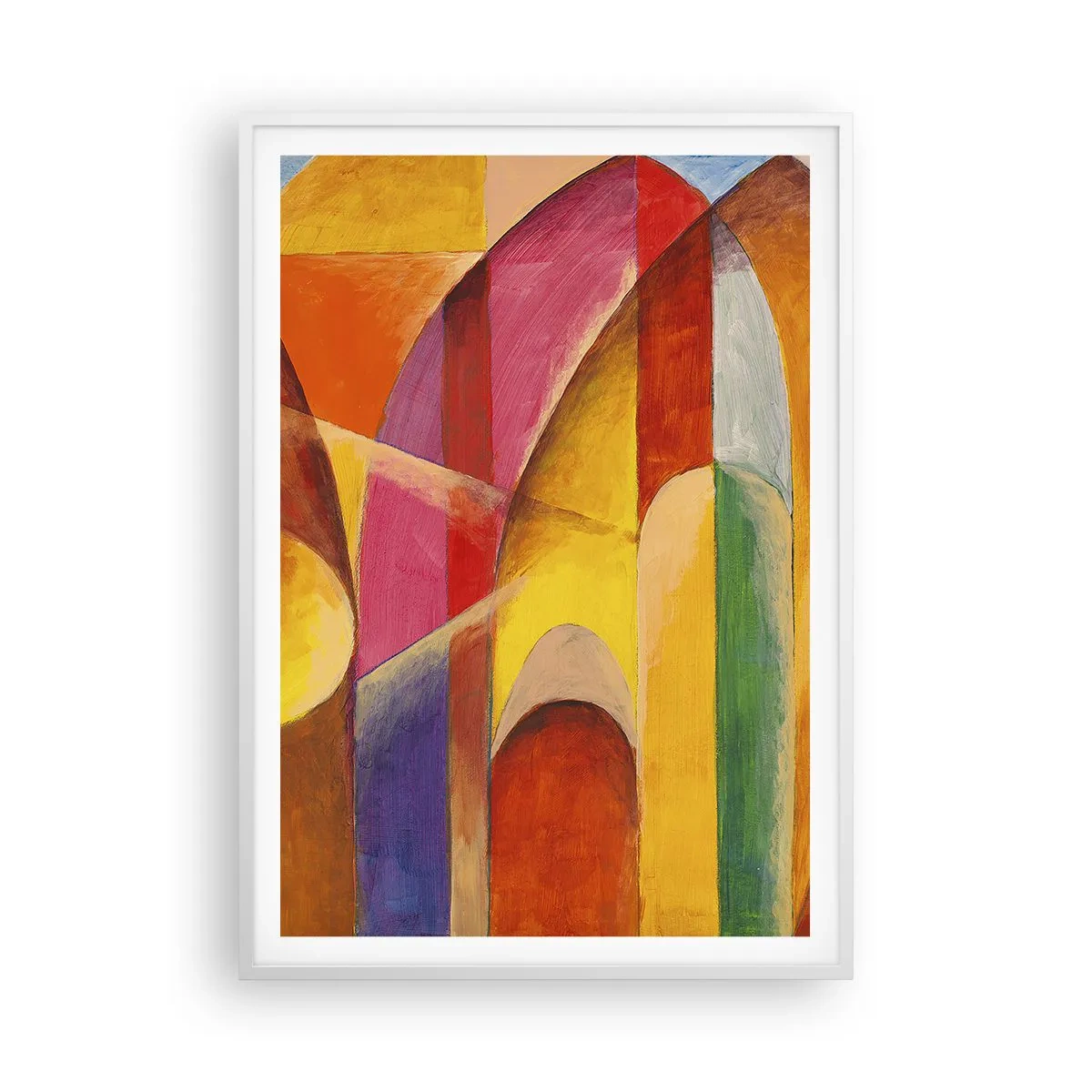 Poster in white frmae - Cathedral of the Sun - 70x100 cm