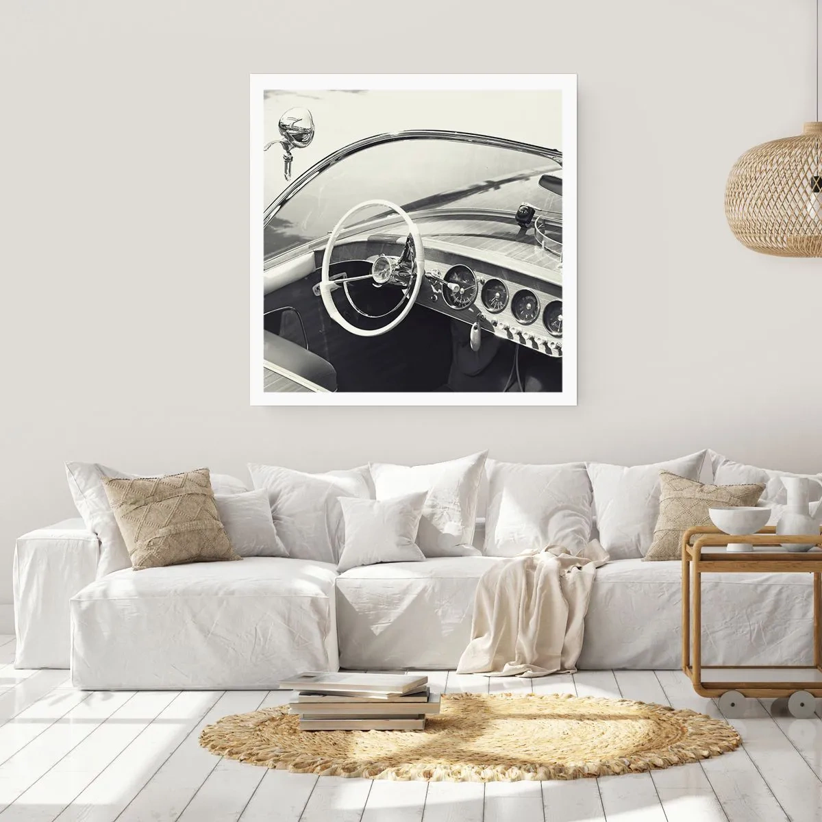 Poster - Weather for the Rich - 60x60 cm