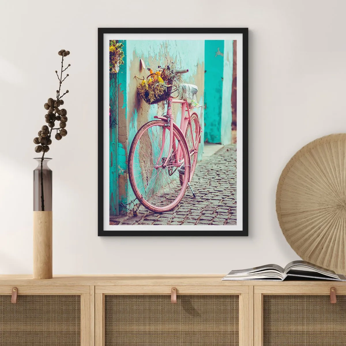 Poster in black frame - Be Right Back - 70x100 cm