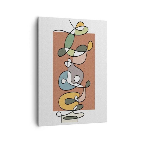 Canvas picture - Abstract: Colourful Dance - 50x70 cm