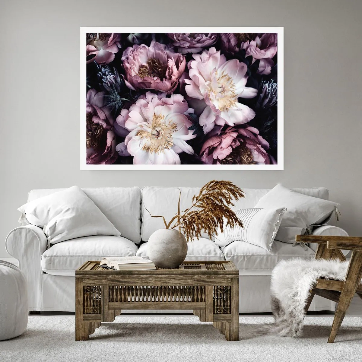 Poster - Old Style Bouquet - 100x70 cm